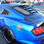 2015-2024 Ford Mustang IKON V2 Style Rear Window Louver  ABS