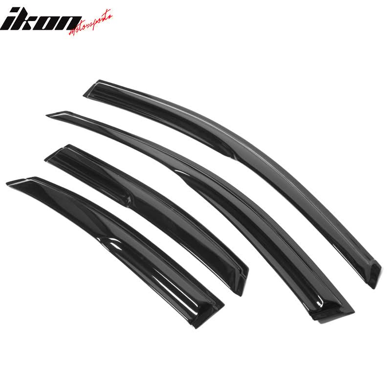 2000-2007 Ford Focus Mugen Style Smoke Tinted Window Visor Acrylic