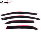 2002-2007 Mitsubishi Lancer EVO Sedan Acrylic 4PC Window Visors Guard