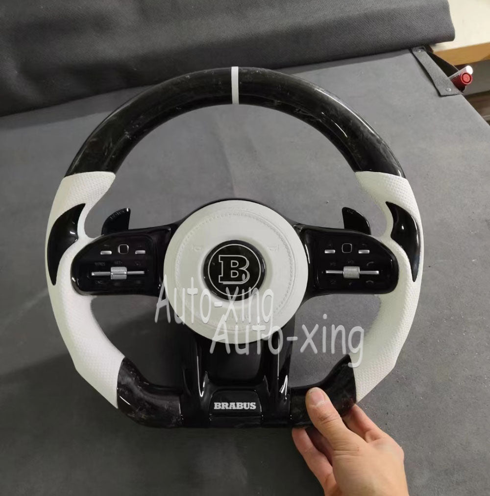 Mercedes-Benz 2020+ AMG Performance Style Customizable Steering Wheel (Fits 2010+ All Models) - Bull Boost Performance