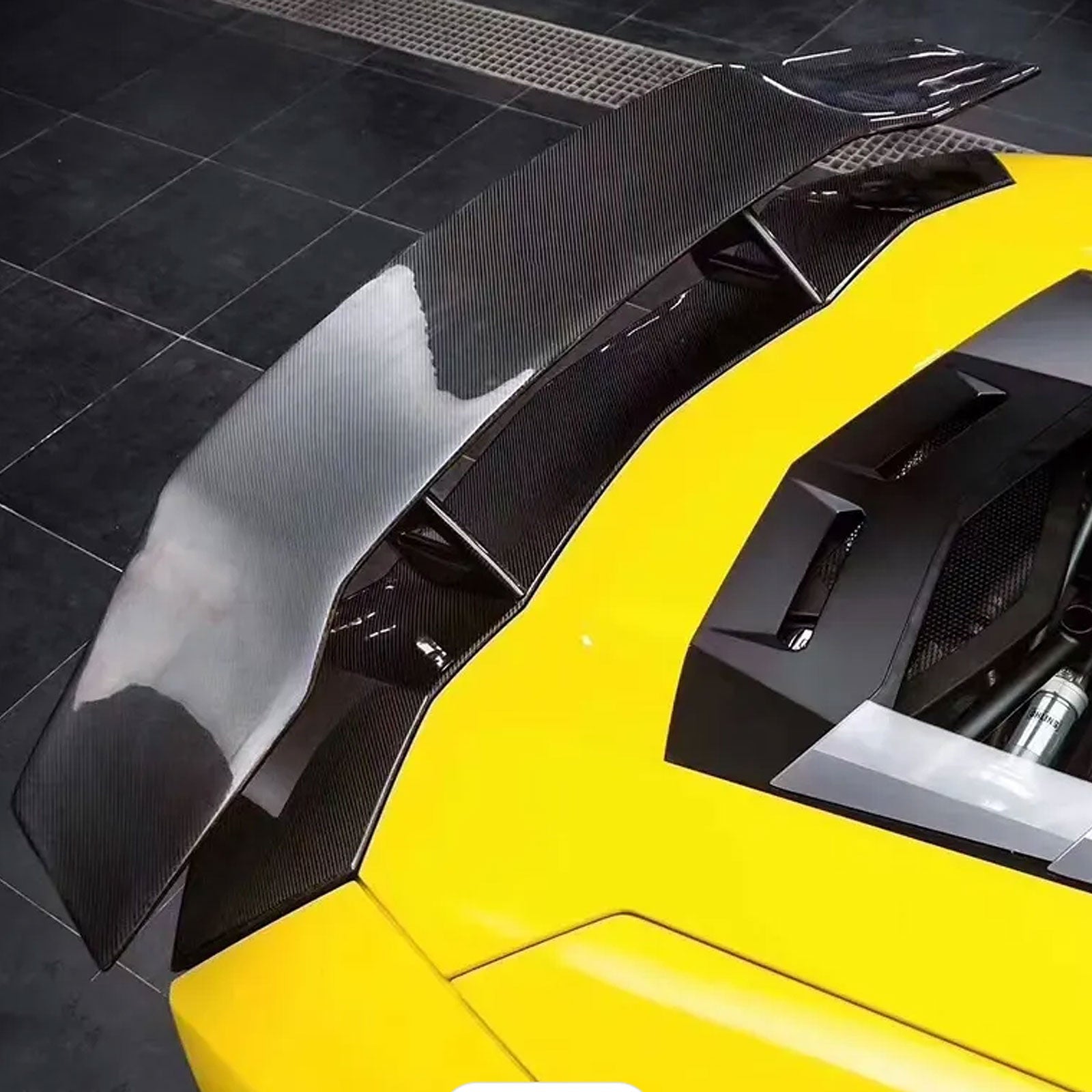 Carbon Fiber Aero Rear Wing for Lamborghini Aventador LP700 LP 720 LP740 LP750 - Bull Boost Performance