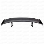 Carbon Fiber Rear Spoiler Wing GT4 B Style for Porsche Cayman 718 16-19 - Bull Boost Performance