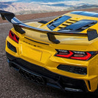 ZR1 Style Dry Carbon Fiber Rear Wing for Chevrolet Corvette C8 Z06 - Bull Boost Performance