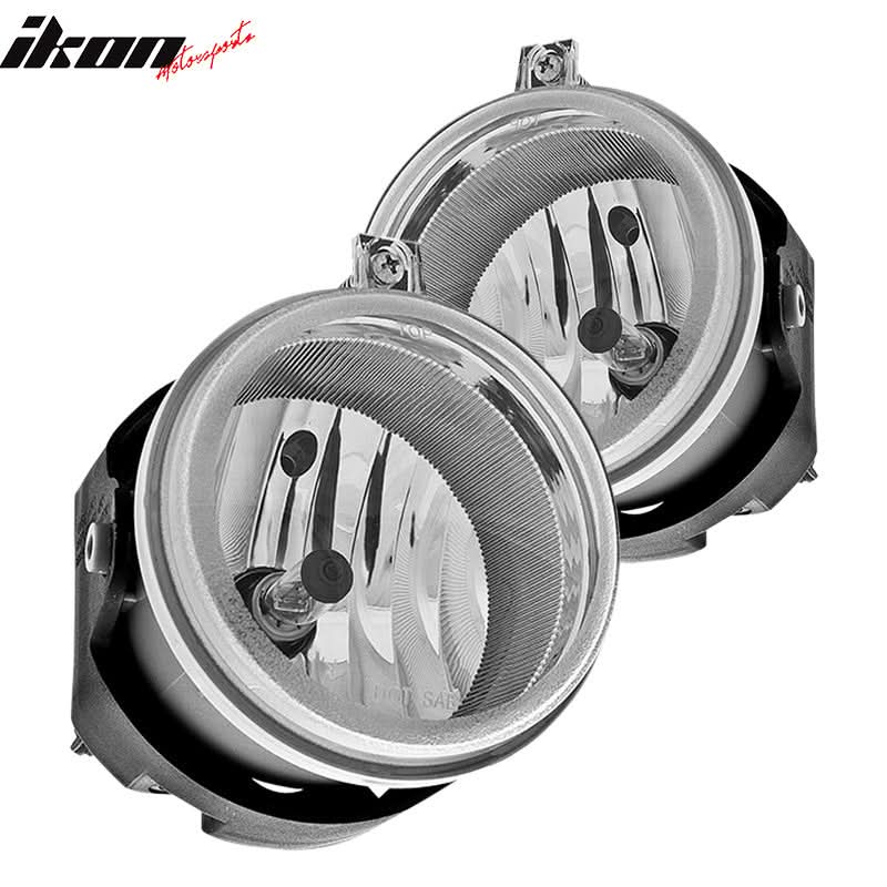 2005-2010 Dodge Caravan Avenger Caliber 2PCS LED Halo Clear Fog Lights