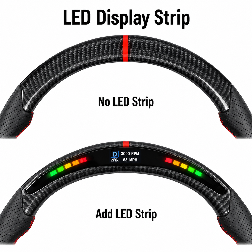 Full Custom Carbon Fiber Steering Wheel for Lexus IS RC by Stratec Systems