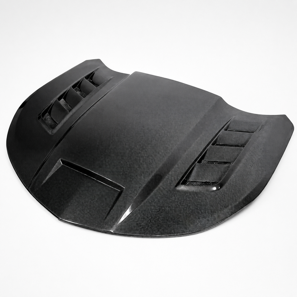 Dry Carbon Fiber Engine Hood for Chevrolet Camaro by Stratec Systems