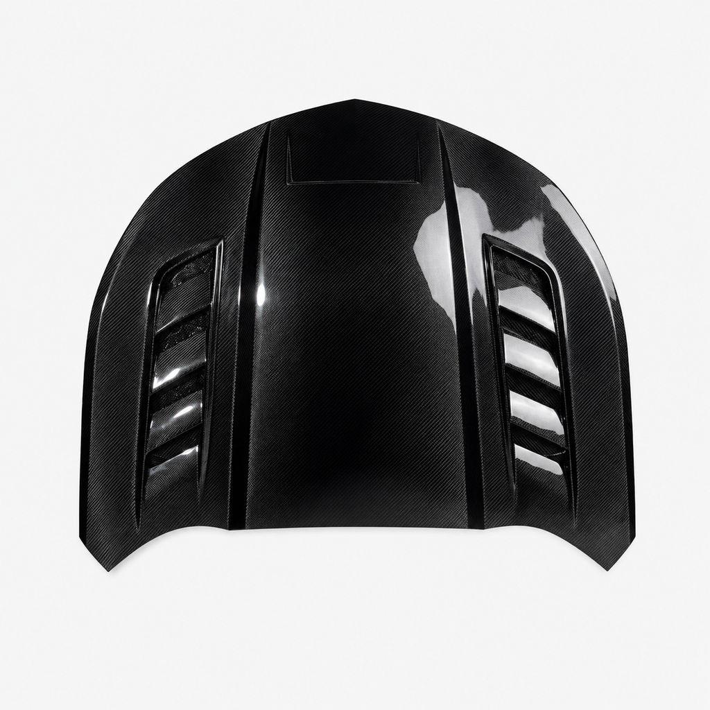 Dry Carbon Fiber Engine Hood for Chevrolet Camaro by Stratec Systems