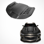 Dry Carbon Fiber Engine Hood for Chevrolet Camaro by Stratec Systems