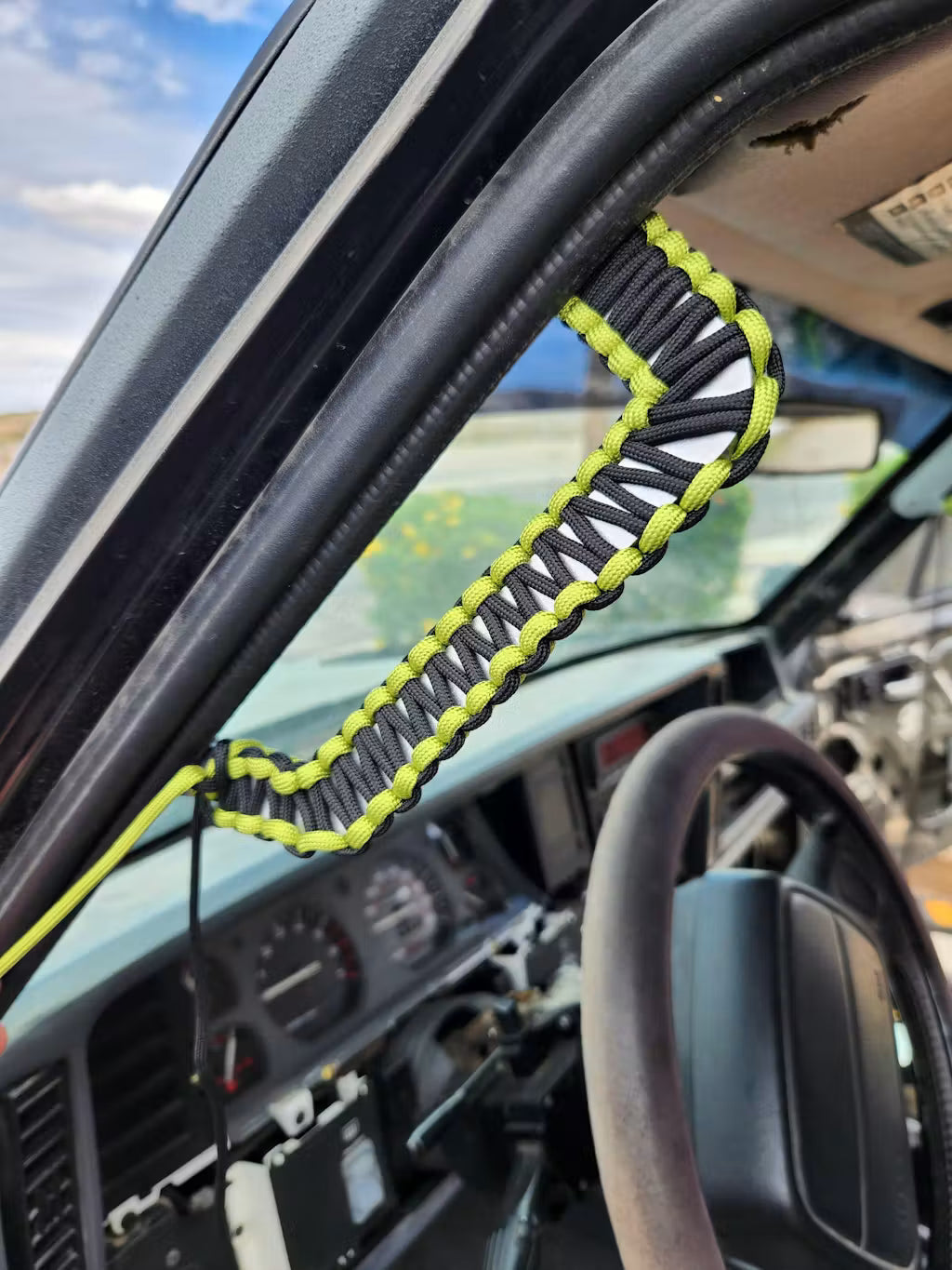 A Pillar Grab Handle Kit for Jeep XJ Cherokee By Gatekeeper Off-Road