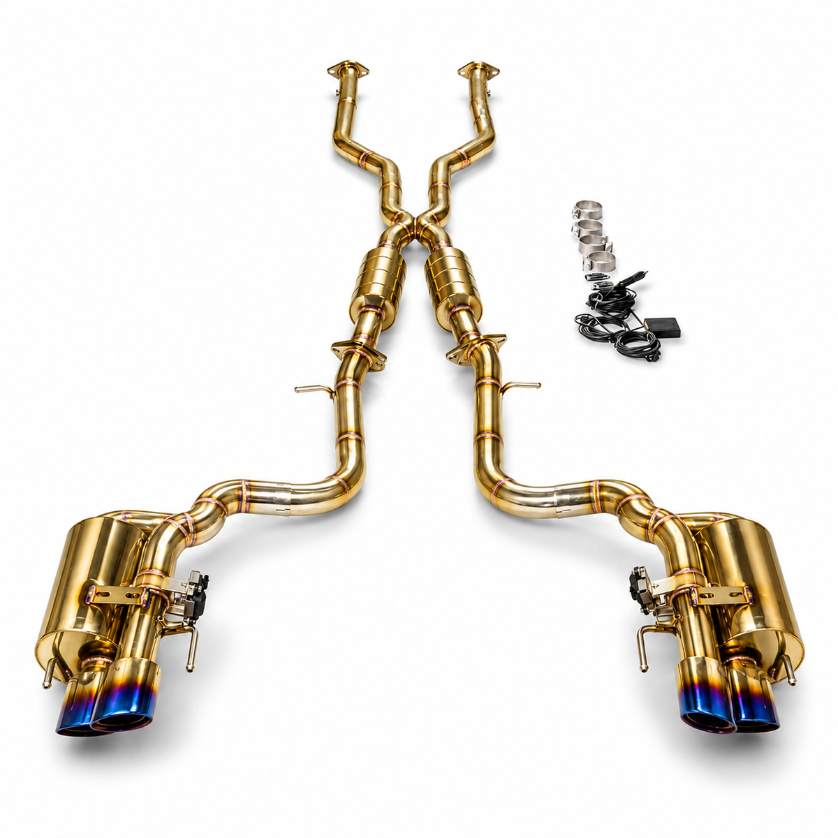 F1 Performance Valved Pipe Exhaust System for Lexus RCF 5.0L V8 by Stratec Systems