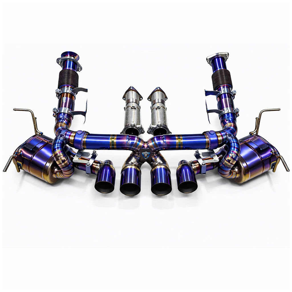 Z06 Titanium Valved Catback Exhaust for Chevrolet Corvette C8 6.2L - Bull Boost Performance