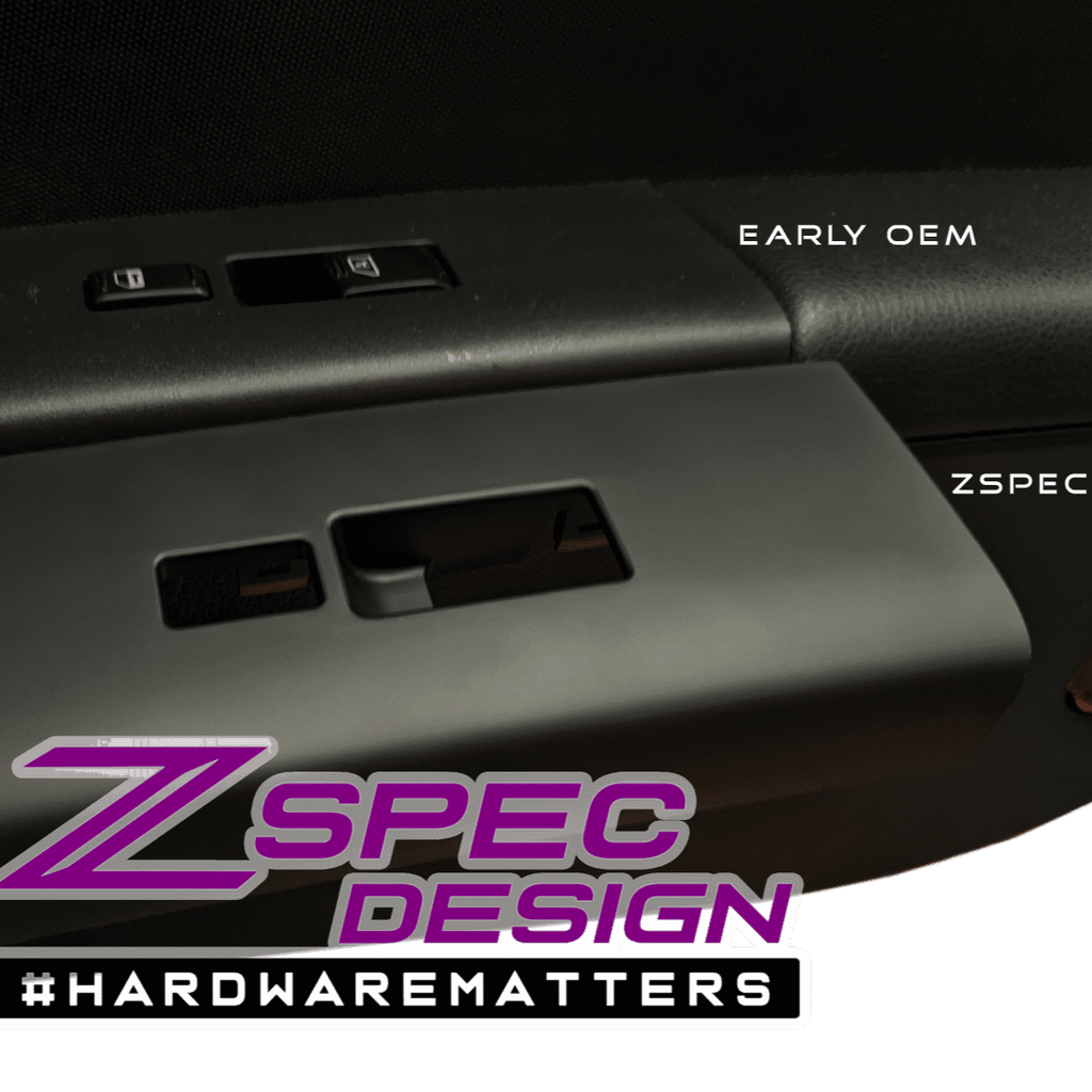 ZSPEC 350z Z33 Interior Door Window Switch Finisher Set for LHD '03-05, Black