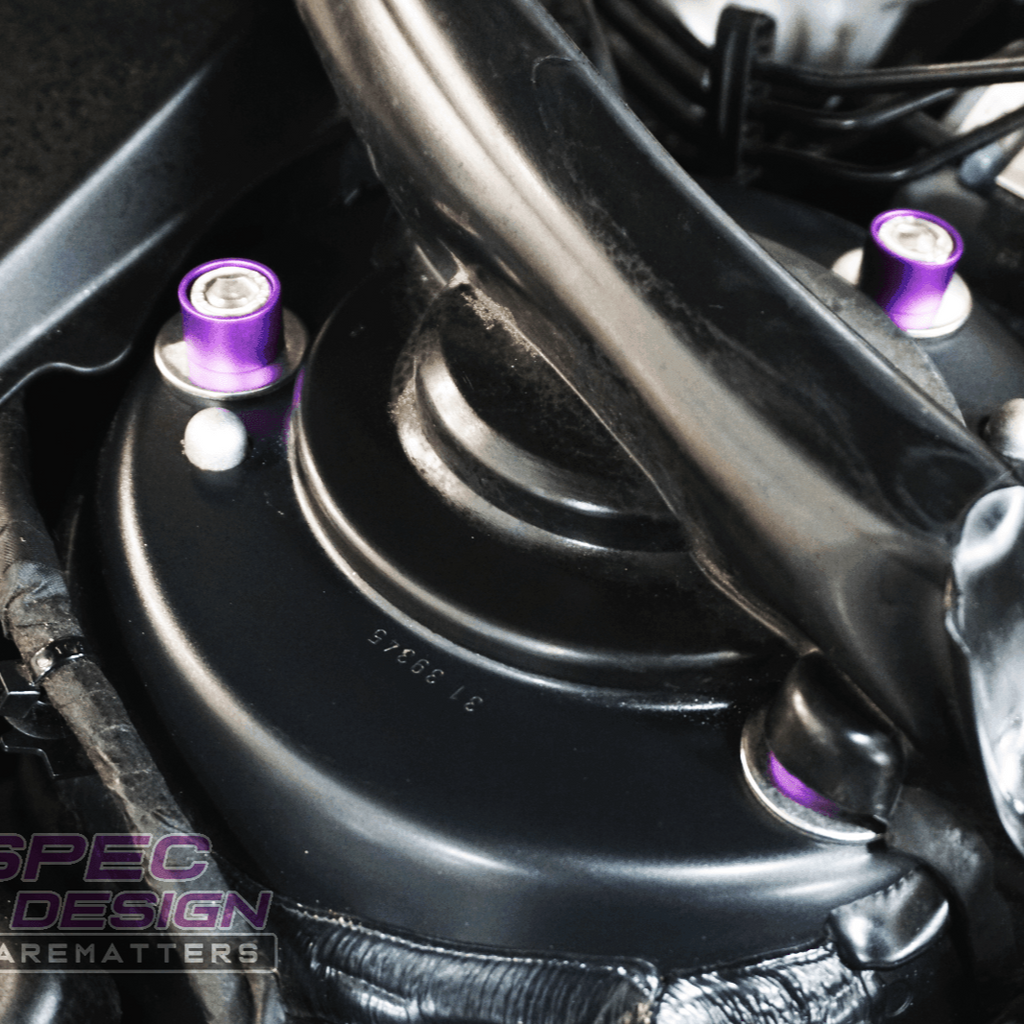 ZSPEC "Stage 1" Dress Up Bolts® Fastener Kit for '14-19 BMW 435i F32 3.0T, Stainless & Billet