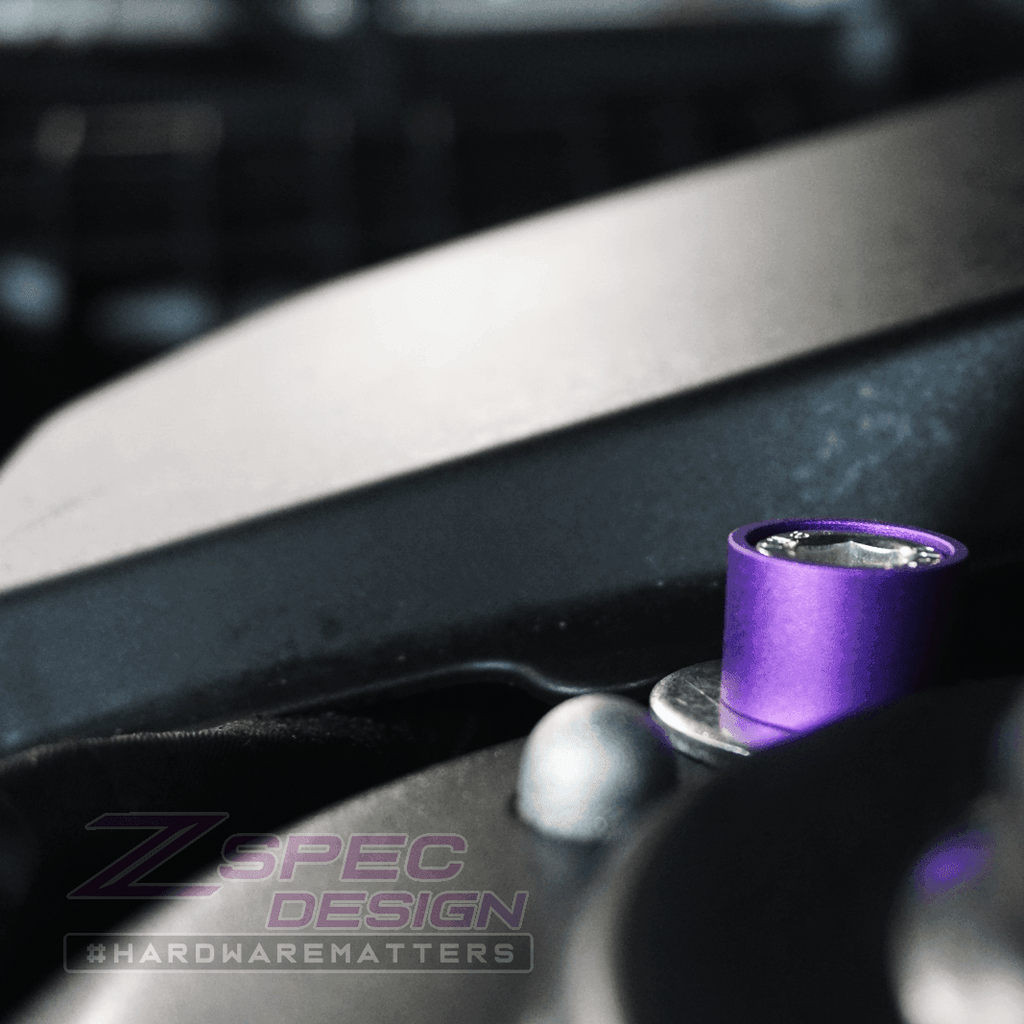 ZSPEC "Stage 2" Dress Up Bolts® Fastener Kit for '14-19 BMW 435i F32 3.0T, Stainless & Billet