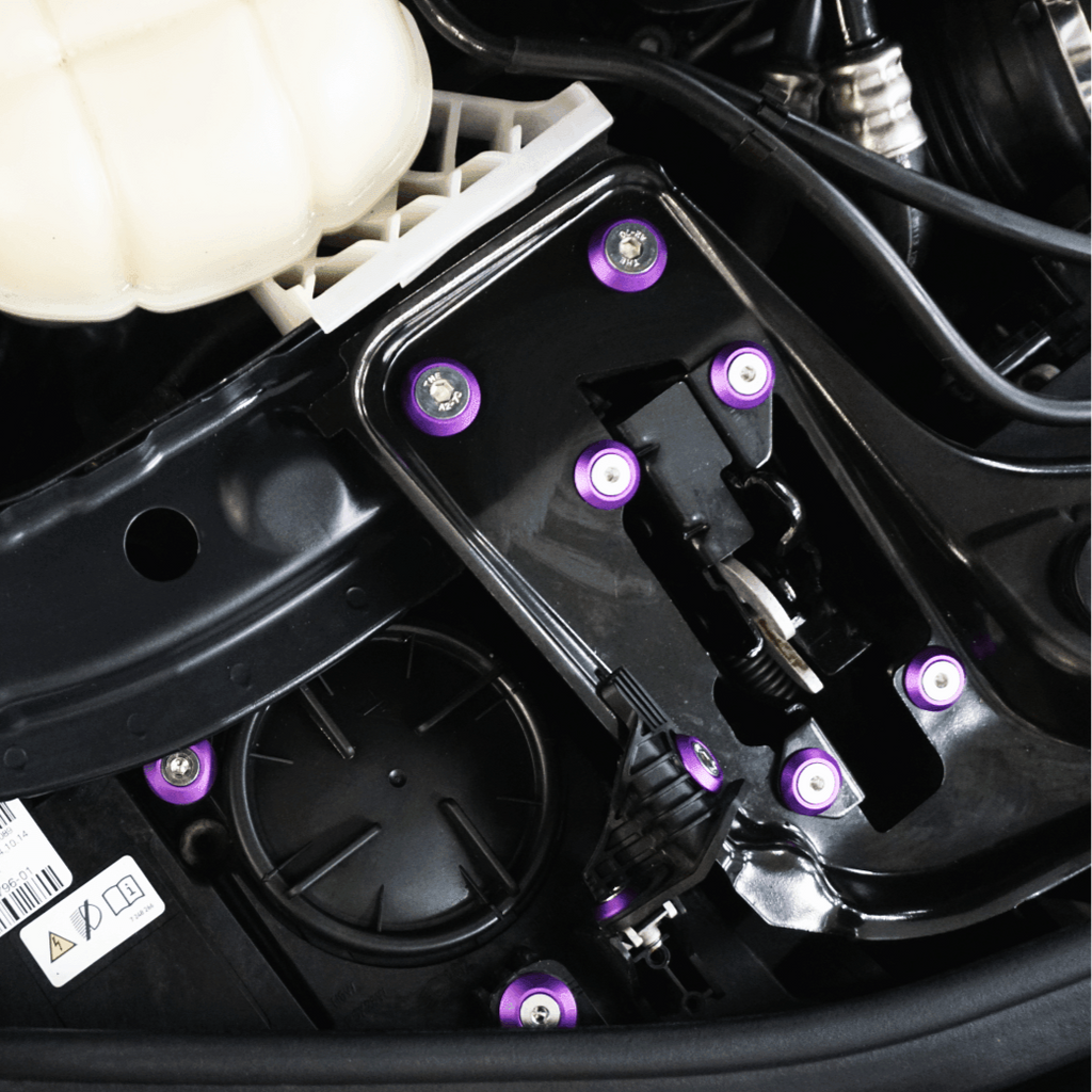 ZSPEC "Stage 2" Dress Up Bolts® Fastener Kit for '14-19 BMW 435i F32 3.0T, Stainless & Billet