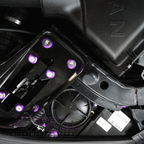 ZSPEC "Stage 2" Dress Up Bolts® Fastener Kit for '14-19 BMW 435i F32 3.0T, Stainless & Billet