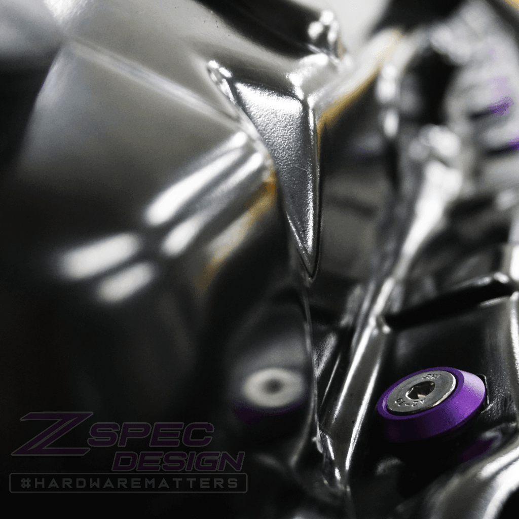 ZSPEC "Stage 1" Dress Up Bolts® Fastener Kit for '14-19 BMW 435i F32 3.0T, Stainless & Billet