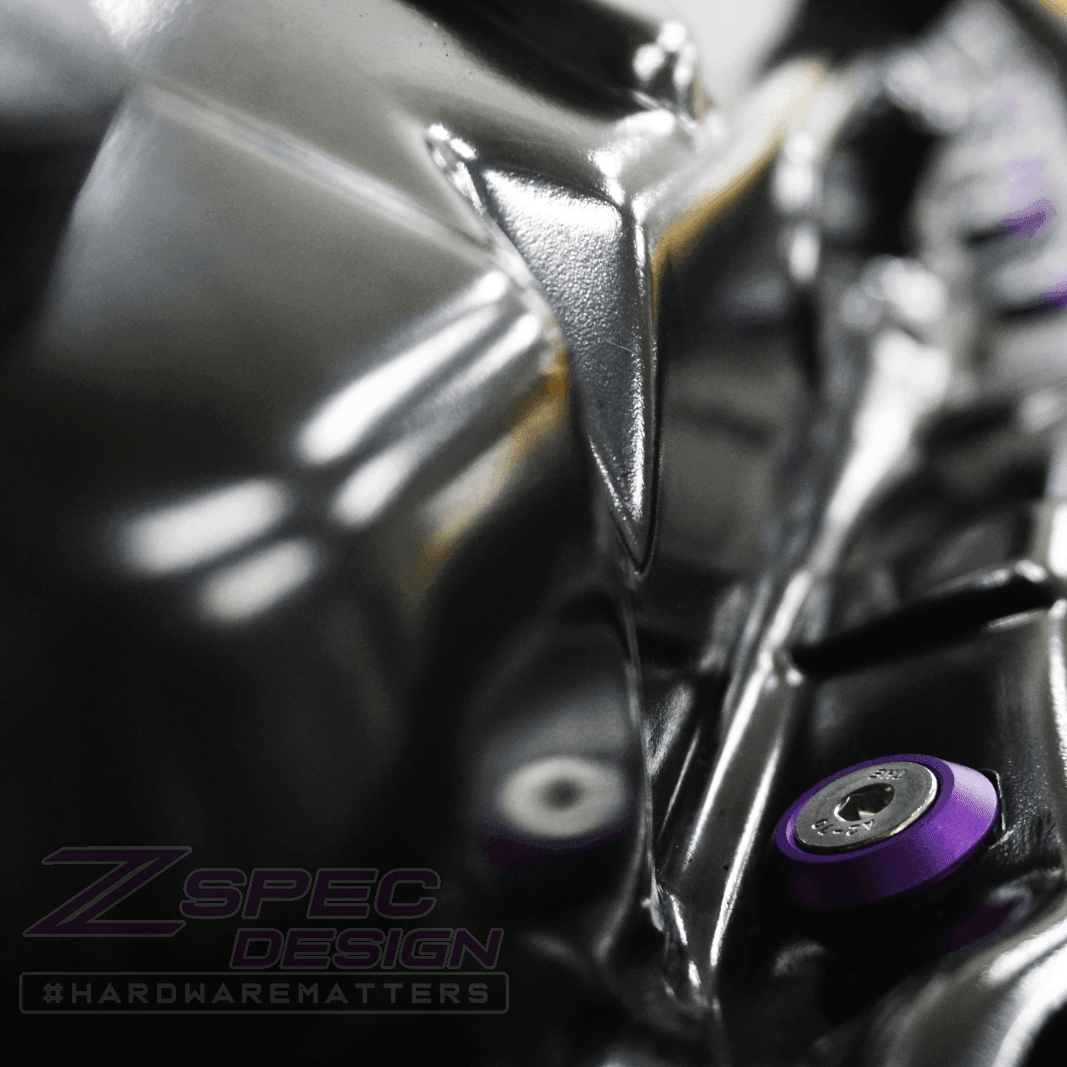 ZSPEC "Stage 1" Dress Up Bolts® Fastener Kit for '14-19 BMW 435i F32 3.0T, Stainless & Billet