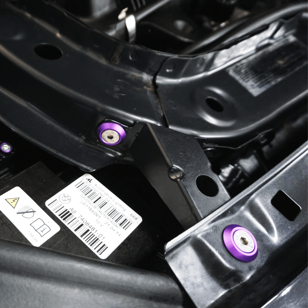 ZSPEC "Stage 2" Dress Up Bolts® Fastener Kit for '14-19 BMW 435i F32 3.0T, Stainless & Billet