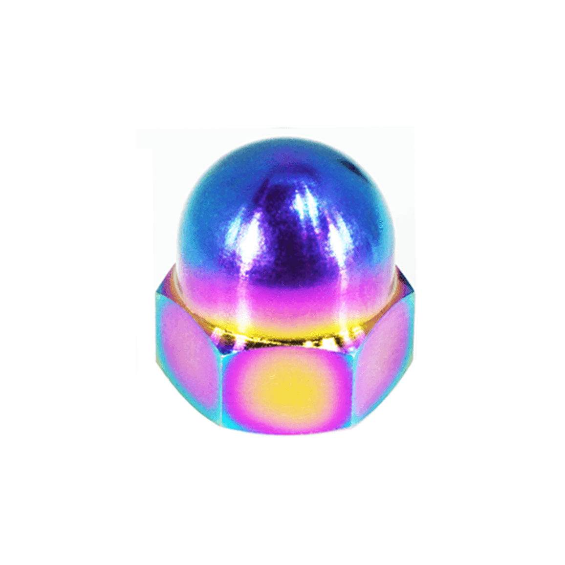 ZSPEC M6-1.0 Metric Acorn Nuts, Grade-5 Titanium, Per Nut