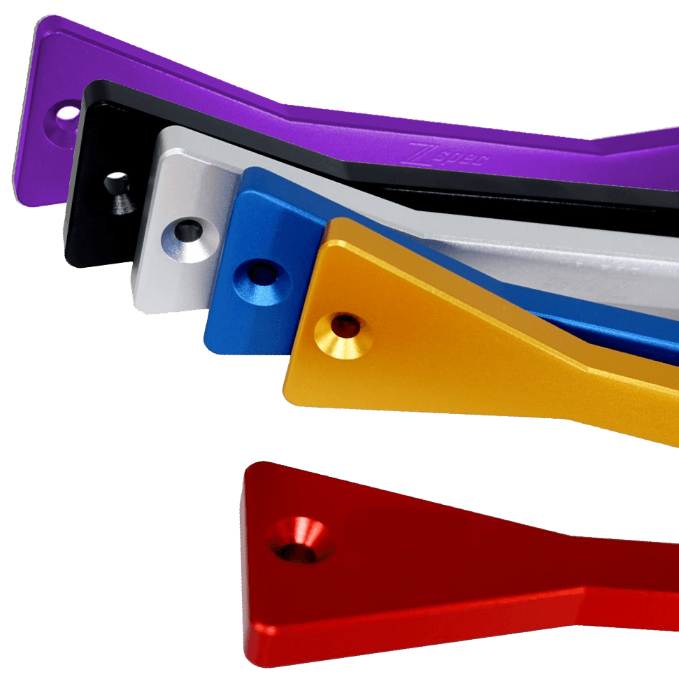 ZSPEC Battery Hold Down/Bracket for '90-96 Nissan Z32 300zx, Billet w/ Stainless Hardware