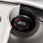 ZSPEC Billet Oil Filler Cap for Nissan/Infiniti/Datsun, Black Cap w/ Titanium Accent