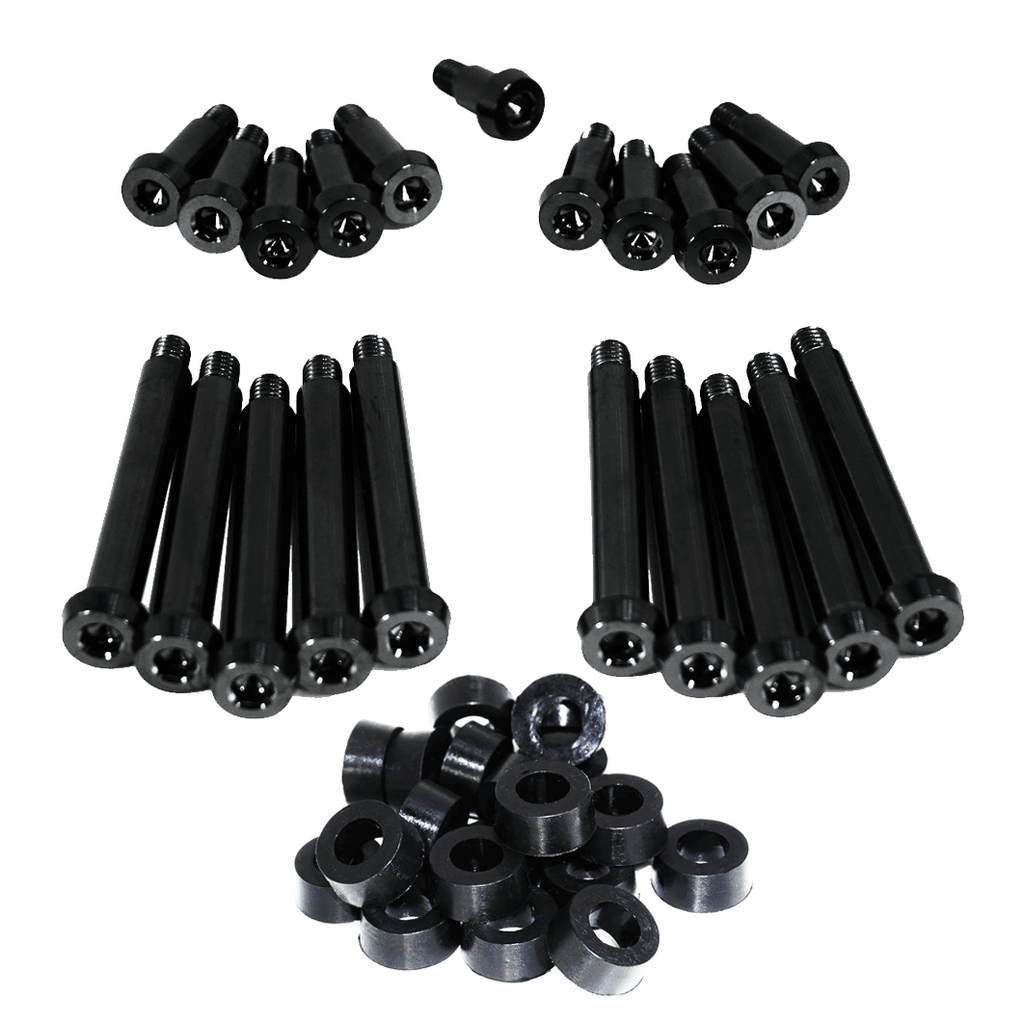 ZSPEC Shoulder-Bolt Timing Covers Fasteners w/ Bushings, Nissan 300zx Z32, Titanium