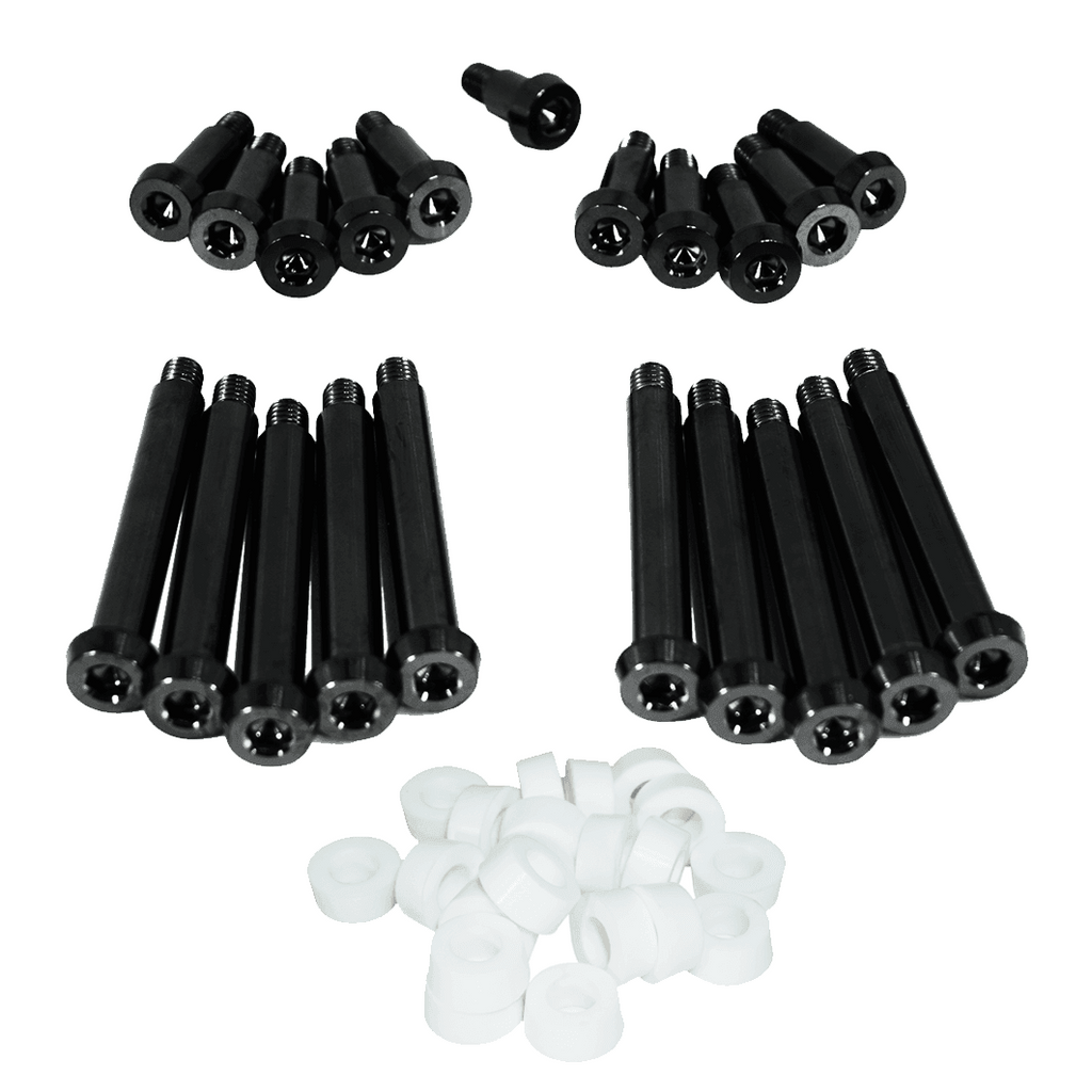 ZSPEC Shoulder-Bolt Timing Covers Fasteners w/ Bushings, Nissan 300zx Z32, Titanium