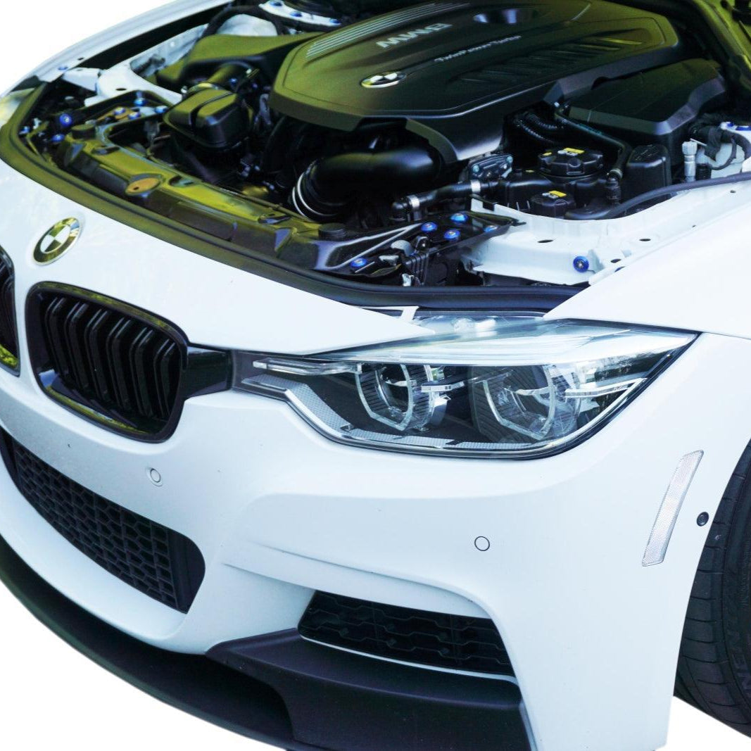 ZSPEC "Stage 1" Dress Up Bolts® Fastener Kit for '14-18 BMW 340i F34 3.0T, Stainless & Billet