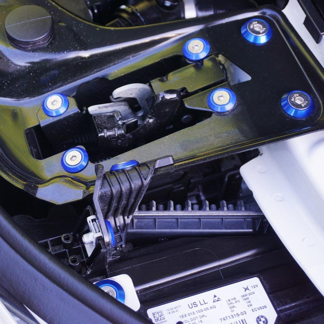 ZSPEC "Stage 2" Dress Up Bolts® Fastener Kit for '14-18 BMW 340i F34 3.0T, Stainless & Billet