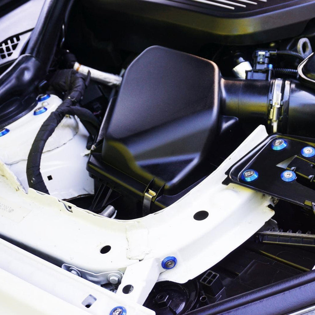 ZSPEC "Stage 2" Dress Up Bolts® Fastener Kit for '14-18 BMW 340i F34 3.0T, Stainless & Billet