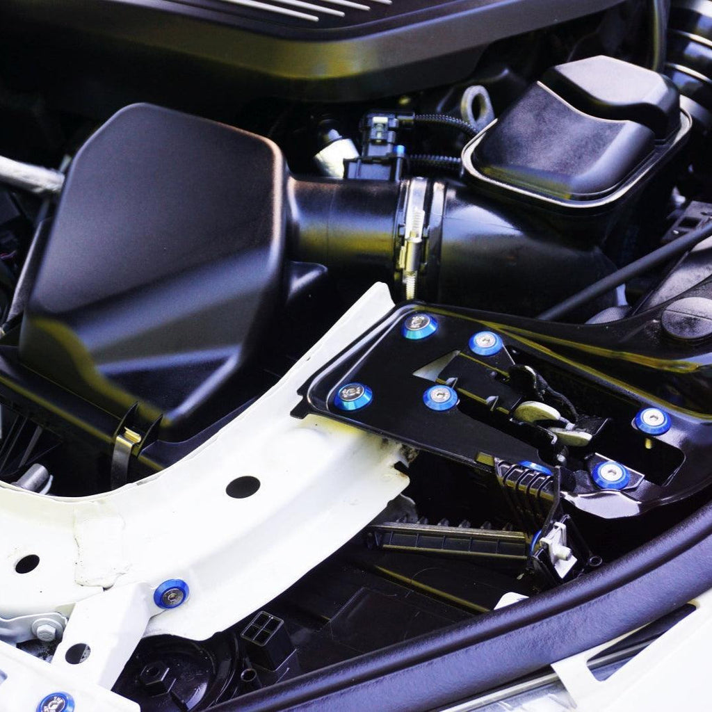 ZSPEC "Stage 1" Dress Up Bolts® Fastener Kit for '14-18 BMW 340i F34 3.0T, Stainless & Billet