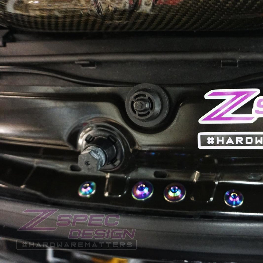 ZSPEC "Stage 2" Dress Up Bolts® Fastener Kit for '14-18 BMW 340i F34 3.0T, Titanium
