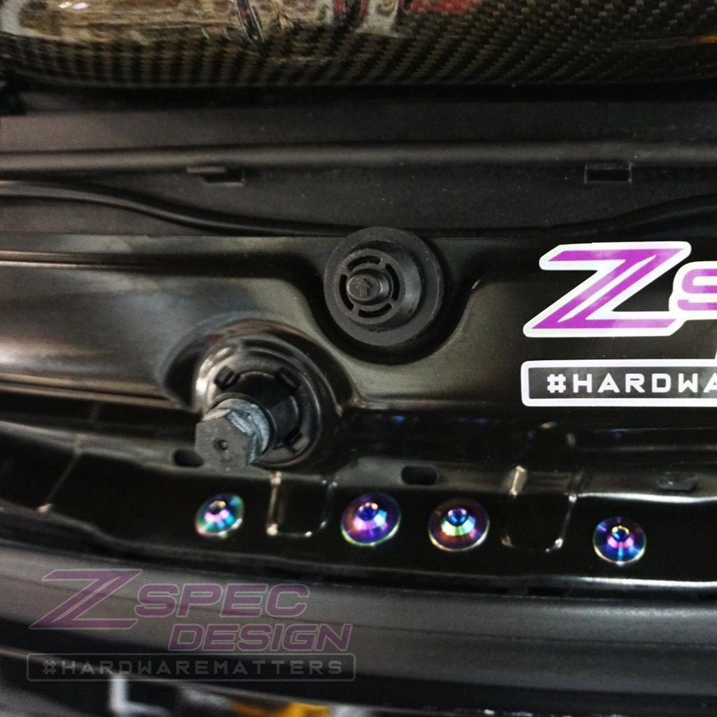 ZSPEC "Stage 1" Dress Up Bolts® Fastener Kit for '14-18 BMW 340i F34 3.0T, Titanium