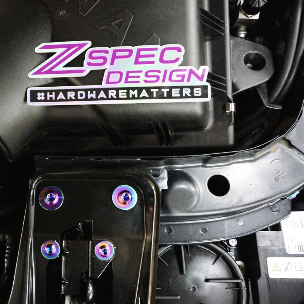 ZSPEC "Stage 2" Dress Up Bolts® Fastener Kit for '14-18 BMW 340i F34 3.0T, Titanium