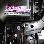 ZSPEC "Stage 1" Dress Up Bolts® Fastener Kit for '14-18 BMW 340i F34 3.0T, Titanium