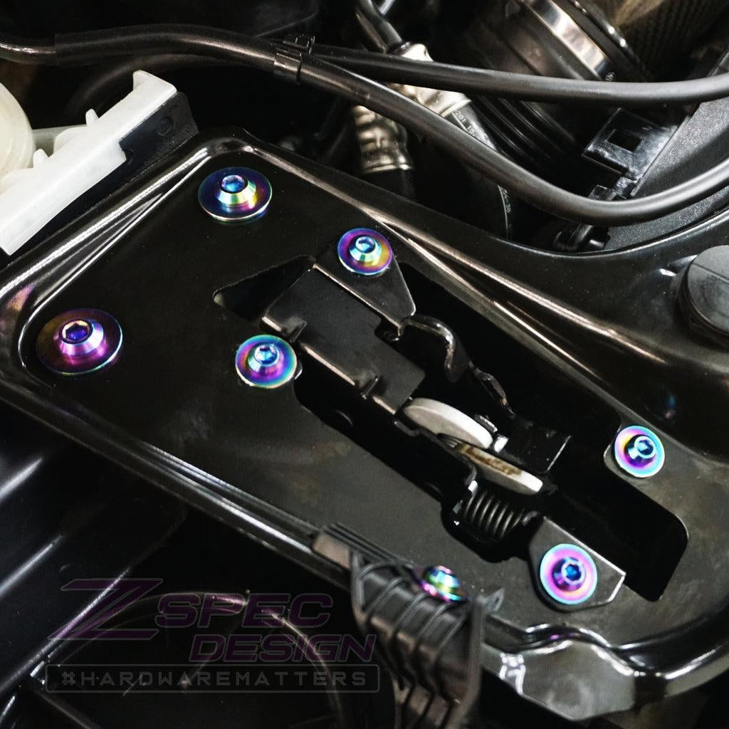 ZSPEC "Stage 1" Dress Up Bolts® Fastener Kit for '14-18 BMW 340i F34 3.0T, Titanium