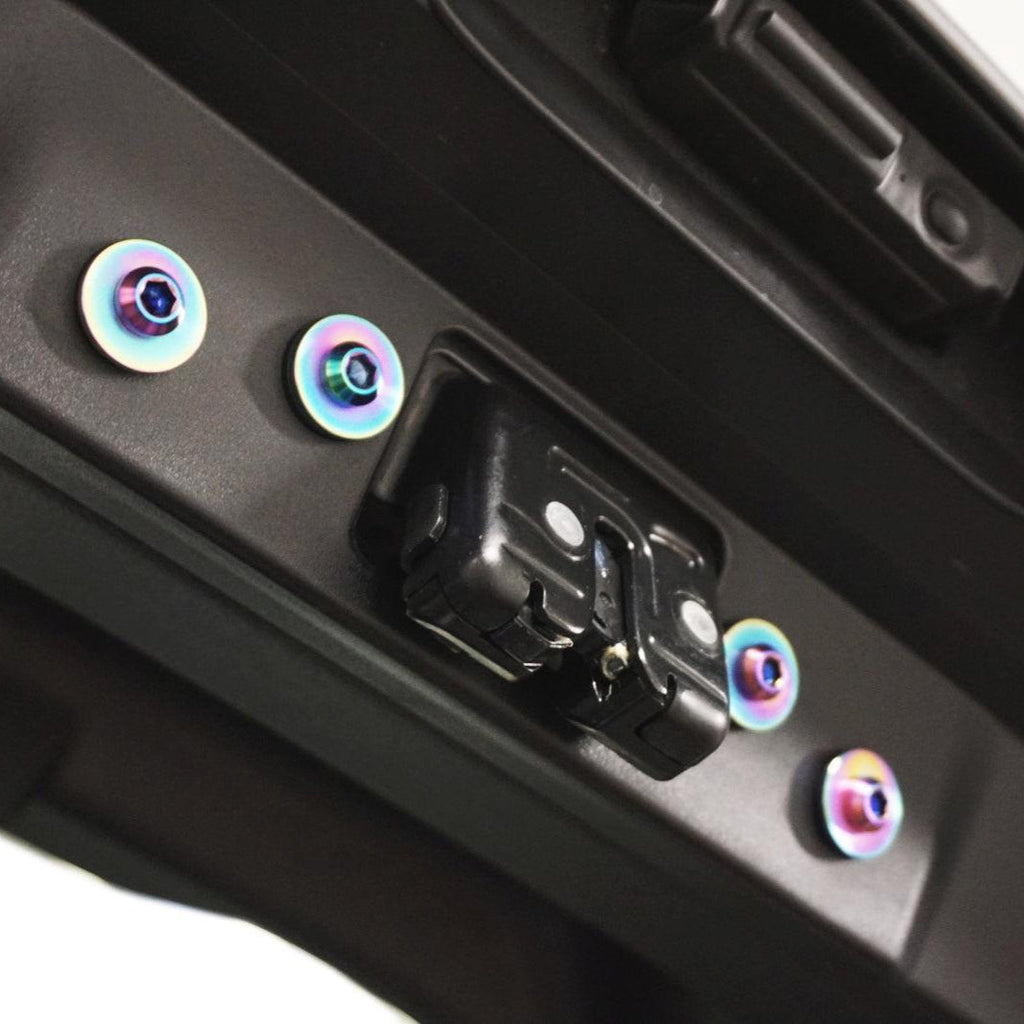 ZSPEC Trunk-Area Fastener Kit for the GR Corolla, Hinges/Struts/Latch/Tie-Down Hooks, Titanium