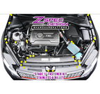 ZSPEC "Stage 1" Dress Up Bolts® Fastener Kit for '15+ VW Golf GTI 2.0L MK7, Stainless & Billet