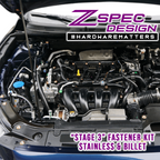 ZSPEC "Stage 3" Dress Up Bolts® Fastener Kit for '14-17 Mazda3 2.0L, Stainless & Billet