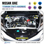 ZSPEC Front Struts Fastener Kit for Nissan Juke, Titanium