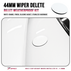 ZSPEC 44mm Rear Wiper Hole-Cover/Cap/Plug, Weatherproof, fits holes 16mm-30mm, White