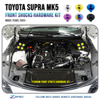 ZSPEC Front Struts Fastener Kit for '20+ Toyota Supra MKV GR A90, Grade-5 Titanium