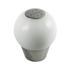 ZSPEC Shift Knob, M10-1.5, Delrin & Stainless, 5-Speed Shift Pattern Coin