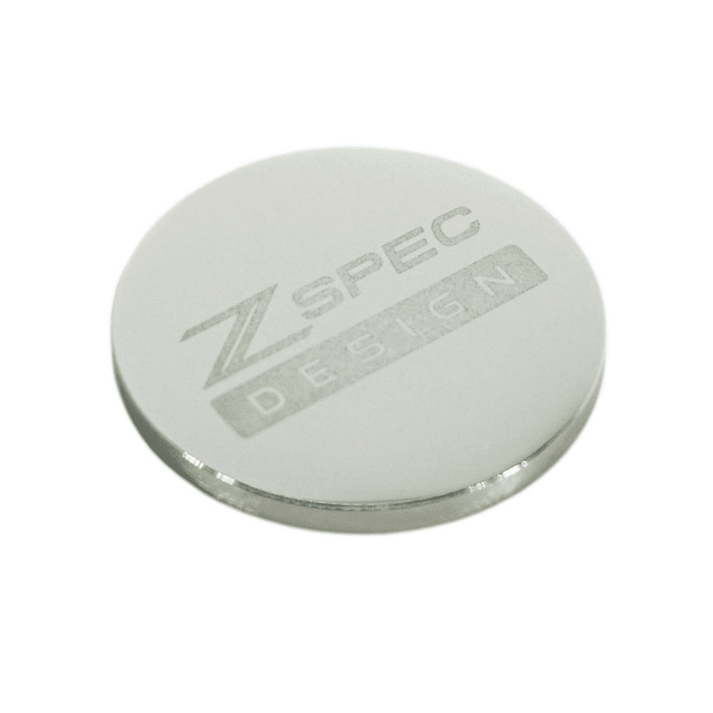 ZSPEC Shift Knob, M12-1.25, Delrin & Stainless, 4-Speed Shift Pattern Coin