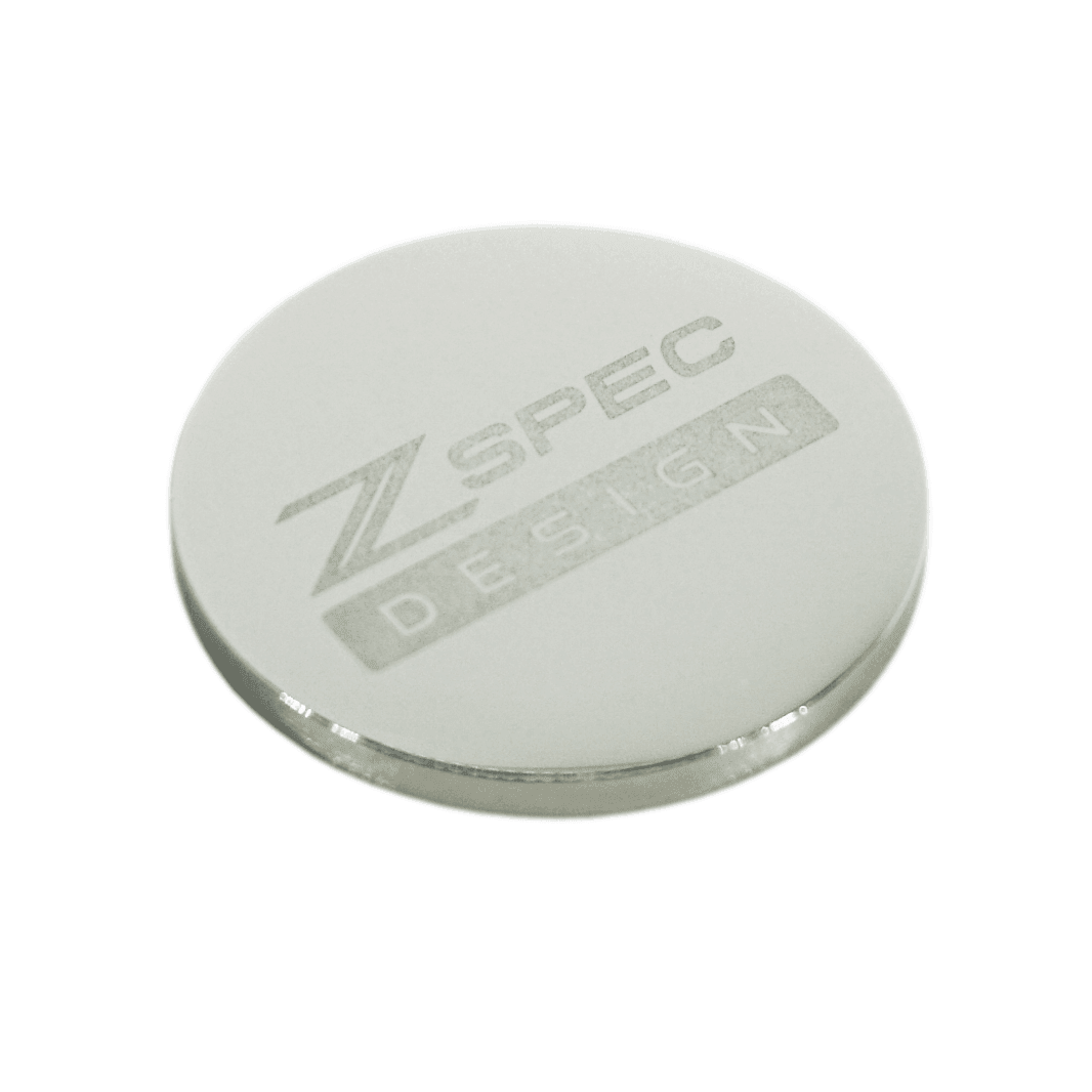 ZSPEC Shift Knob, M10-1.5, Delrin & Stainless, 6-Speed Shift Pattern Coin