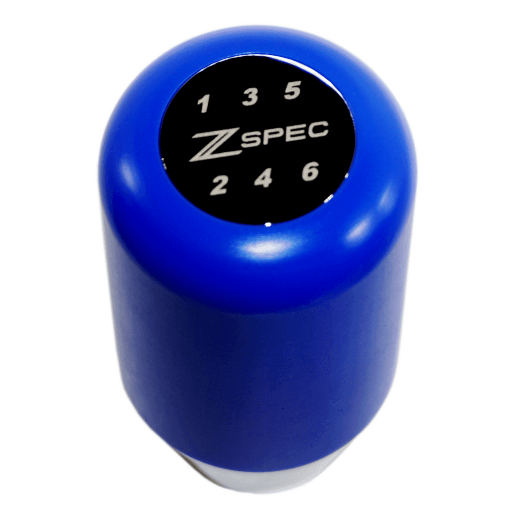 ZSPEC Shift Knob, M12-1.25, Delrin & Stainless, 6-Speed Shift Pattern Coin