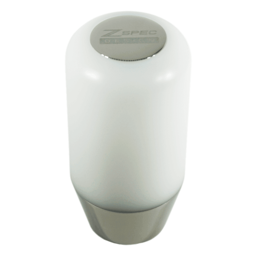 ZSPEC Shift Knob, M10-1.5, Delrin & Stainless, 5-Speed Shift Pattern Coin