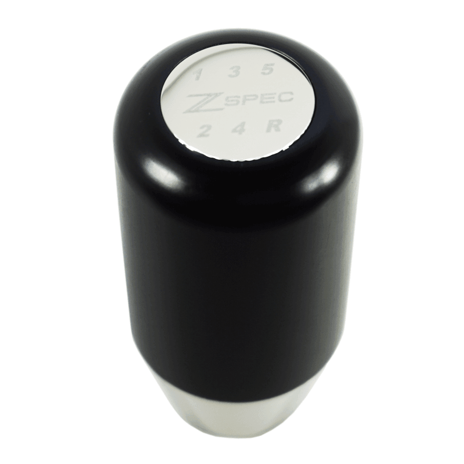 ZSPEC Shift Knob, M10-1.5, Delrin & Stainless, 5-Speed Shift Pattern Coin