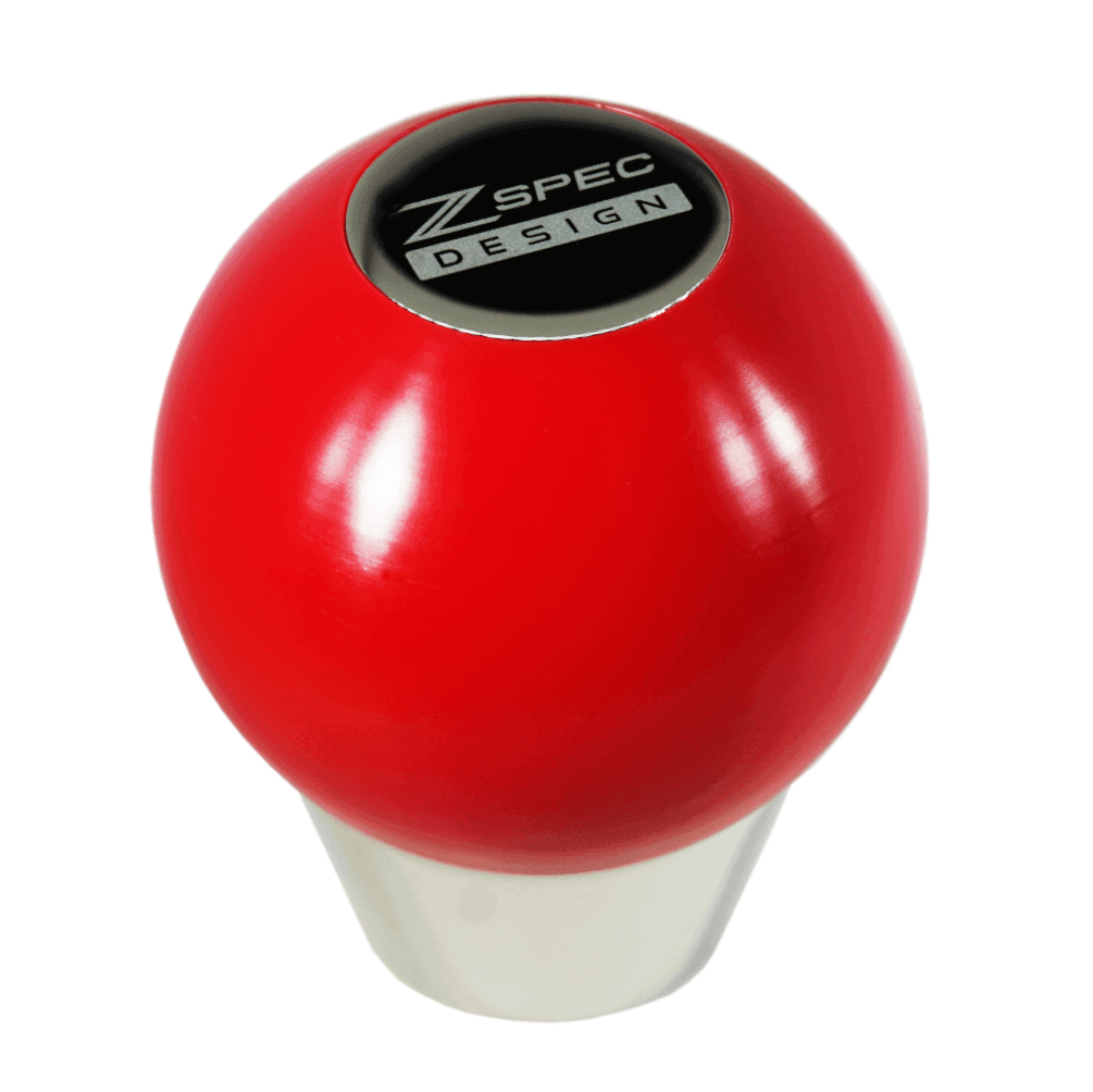 ZSPEC Shift Knob, M10-1.5, Delrin & Stainless, 5-Speed Shift Pattern Coin